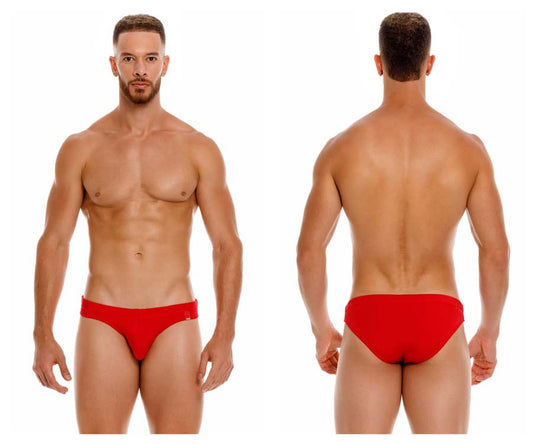 Capri Swim Briefs Color Red