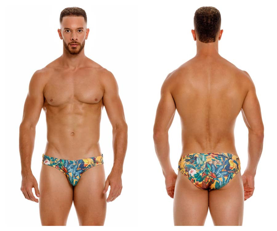 Tropical Swim Briefs Color Printed