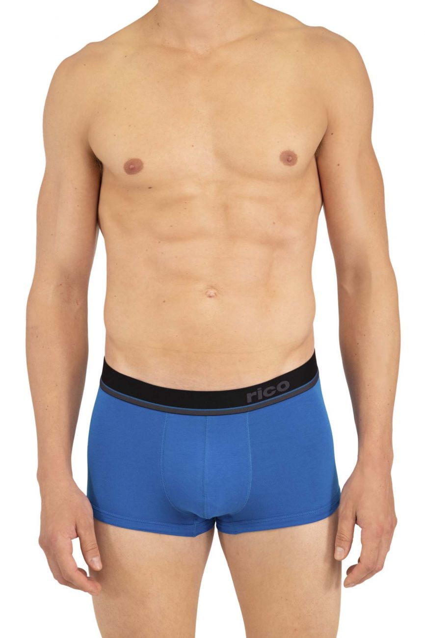 3PK Brazilian Trunks Color Black-Blue