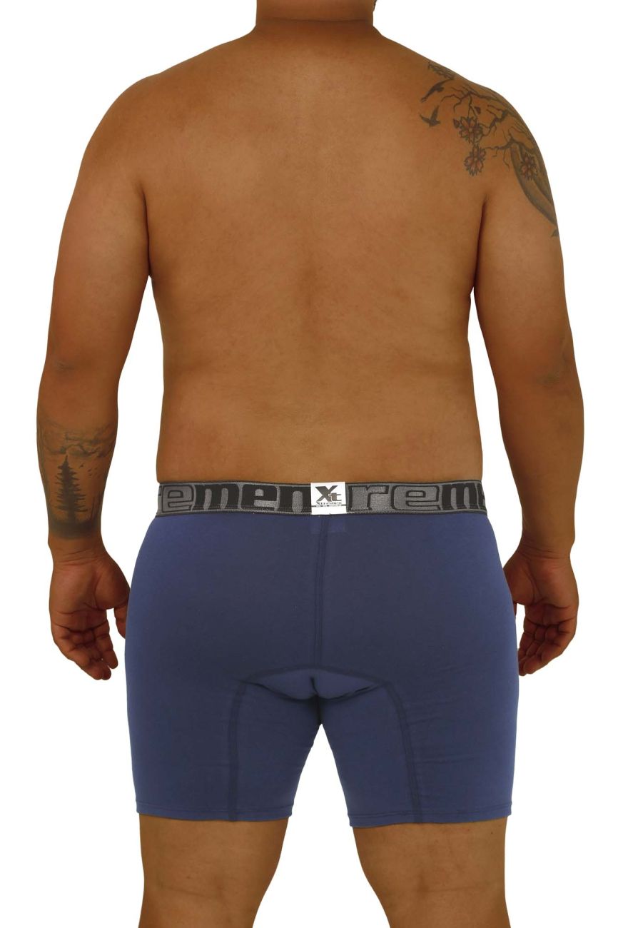 Plus Boxer Briefs Color Dark Blue (Larger Sizes-Up to 6XL)