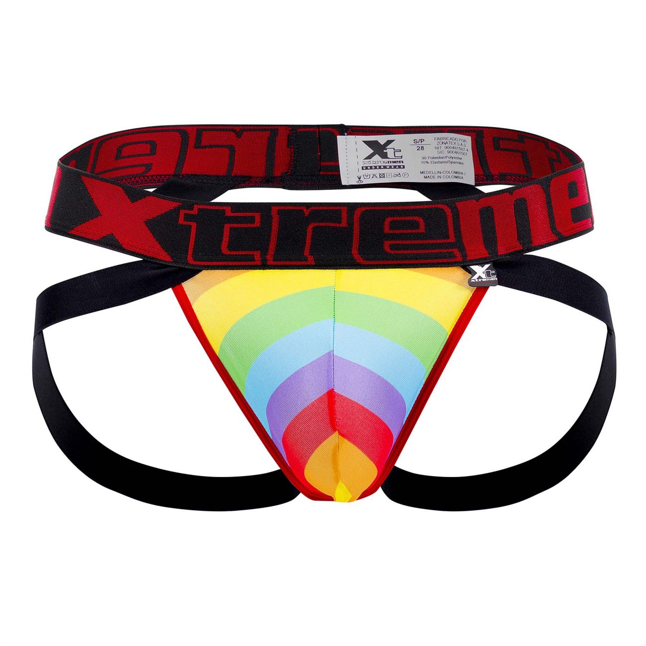 Xtremen 91083 Microfiber Pride Jockstrap Color Red