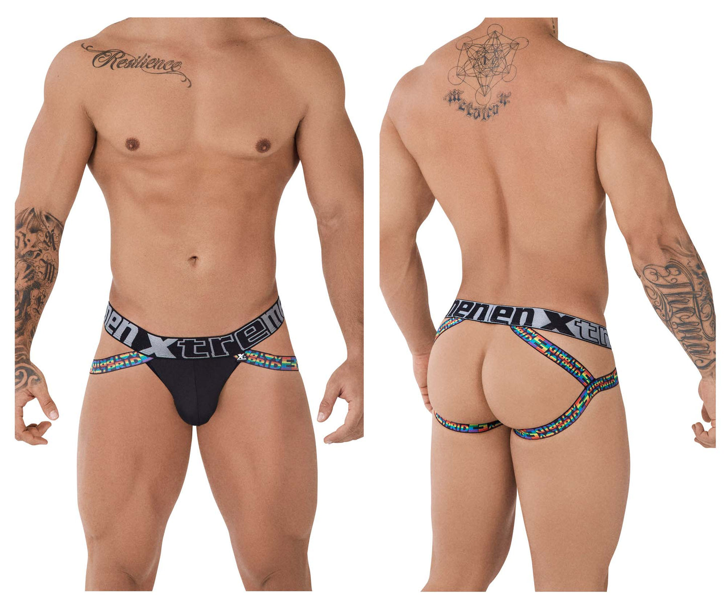 Microfiber Pride Jockstrap Color Black