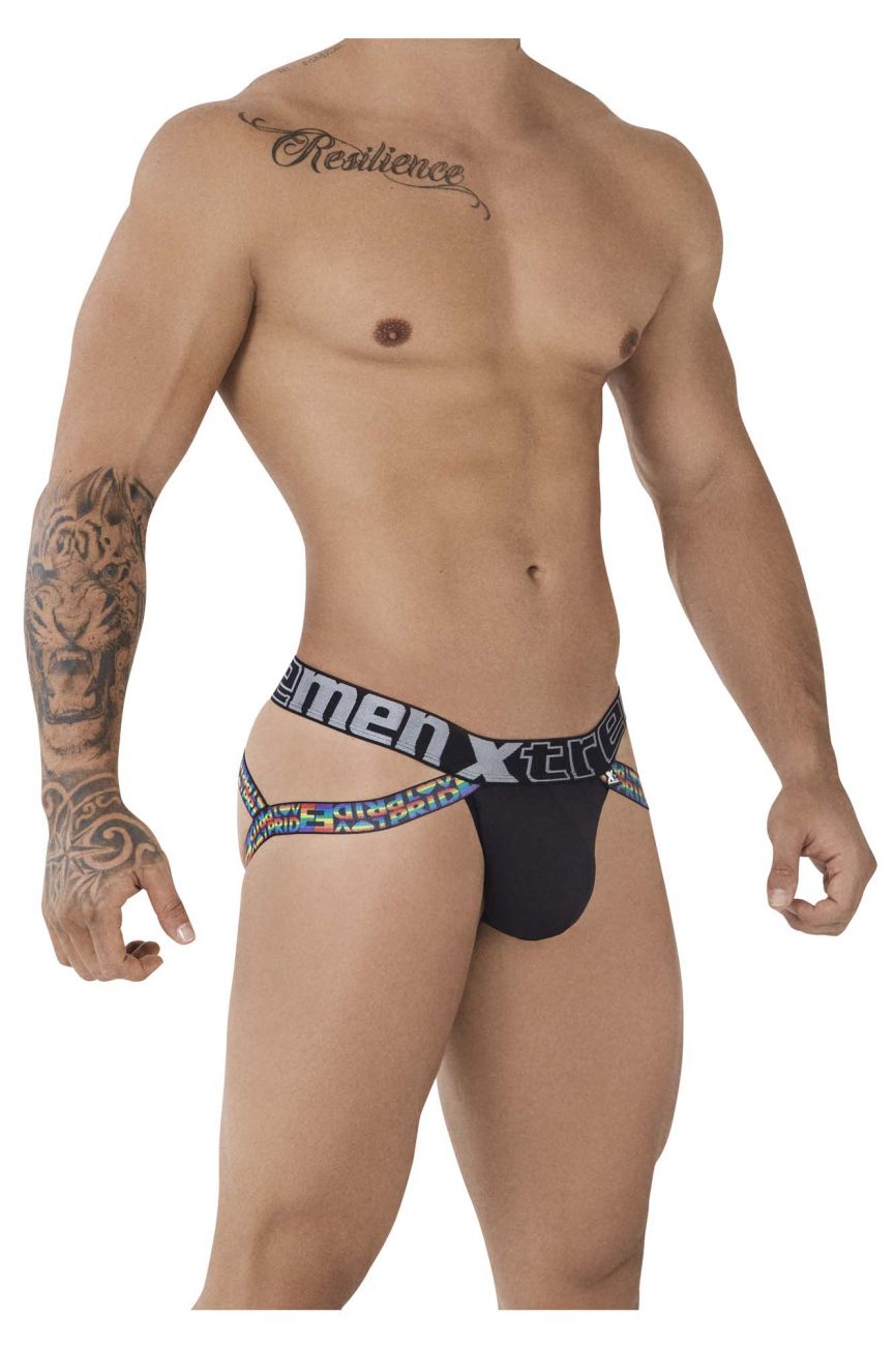 Microfiber Pride Jockstrap Color Black