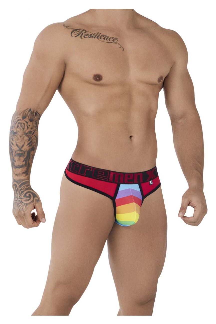 Microfiber Pride Thongs Color Red