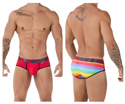 Microfiber Pride Briefs Color Red