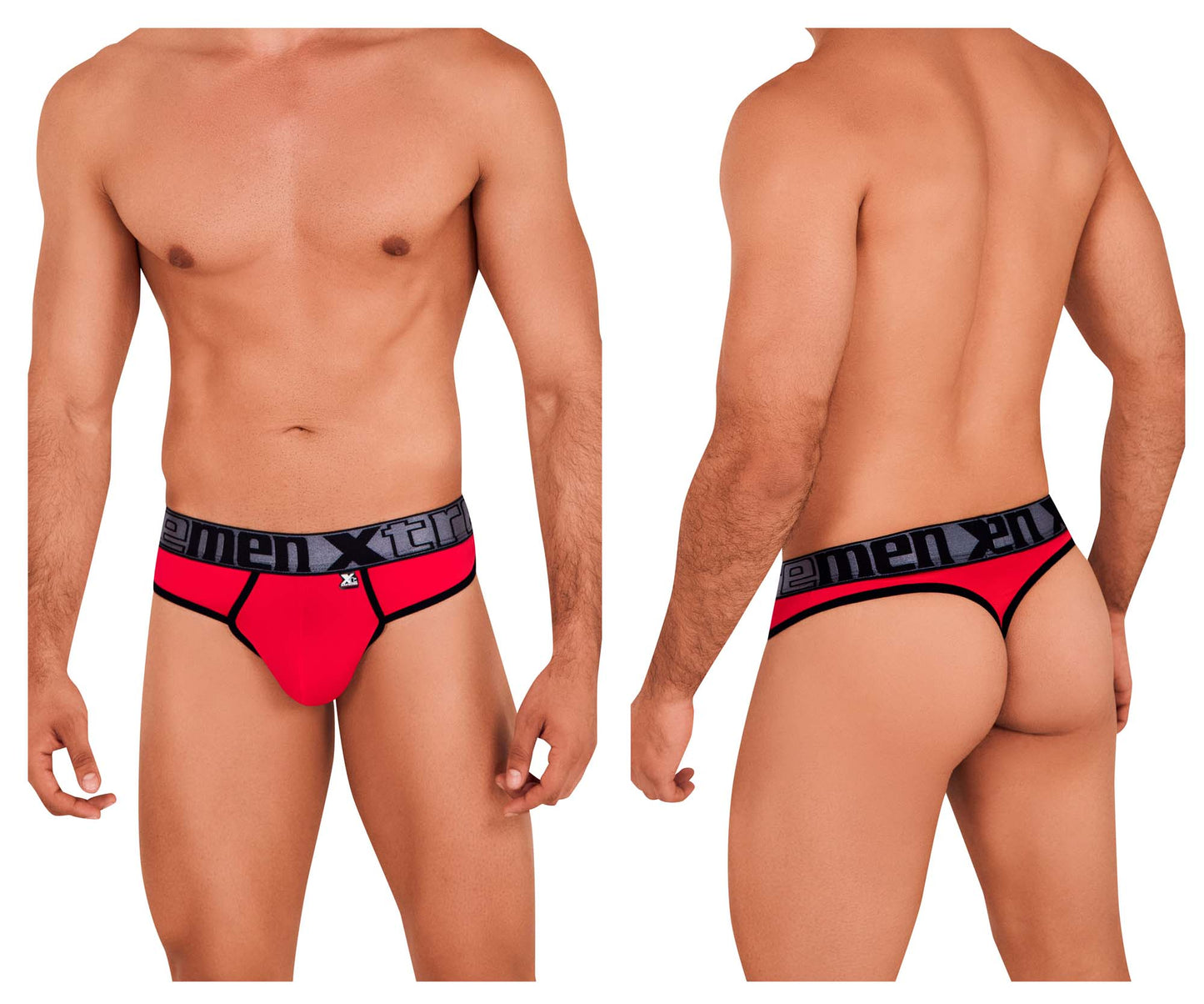 Microfiber Thongs Color Red