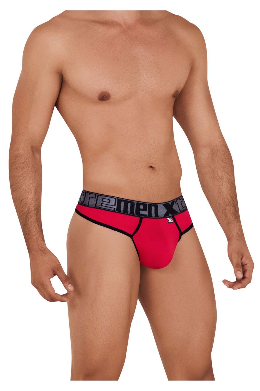 Microfiber Thongs Color Red