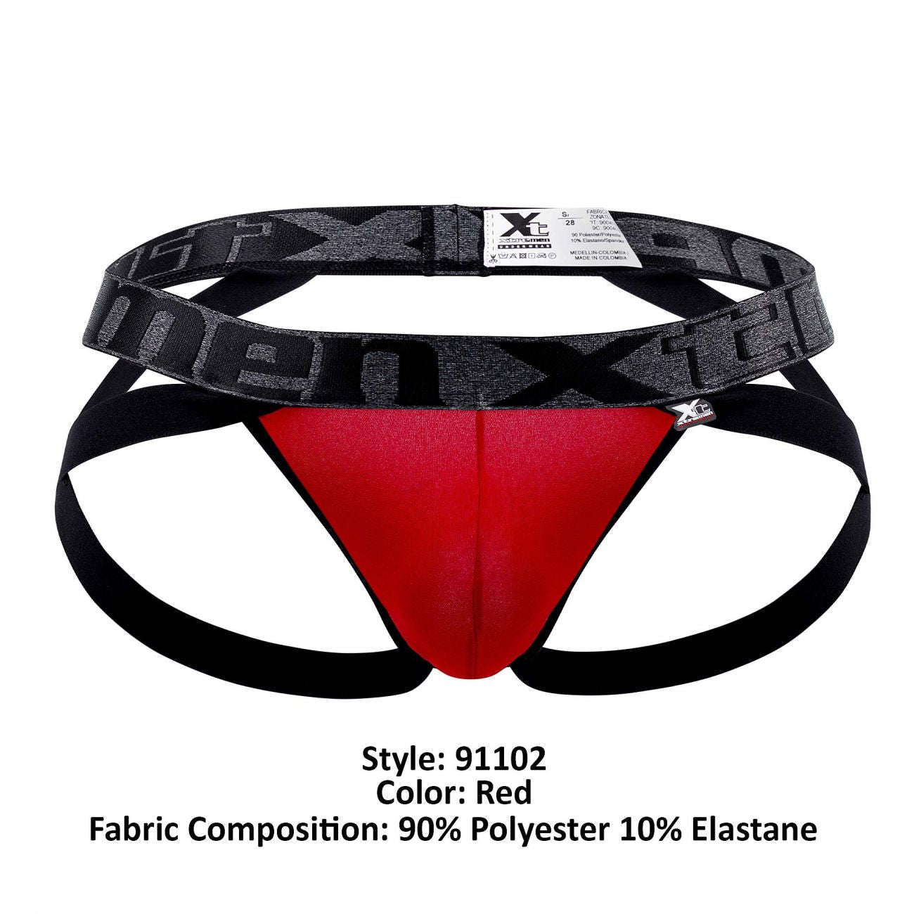 Xtremen 91102 Microfiber Jockstrap Color Red