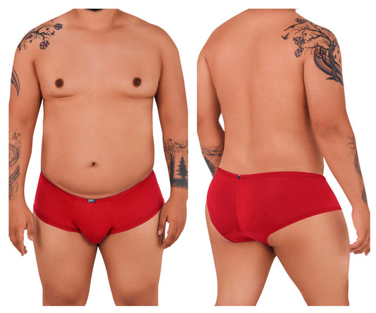 Microfiber Trunks Color Red (Larger Sizes)