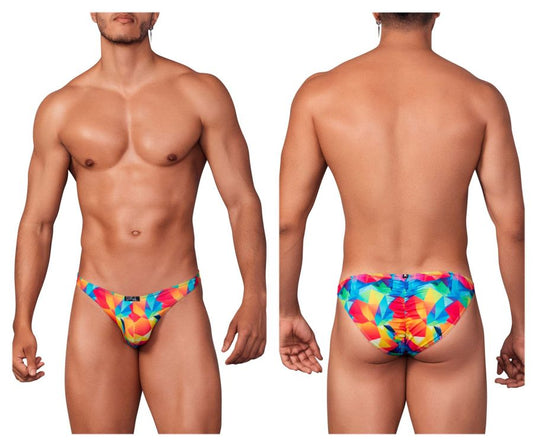 Xtremen 91145 Printed Microfiber Bikini Color Rainbow Prism