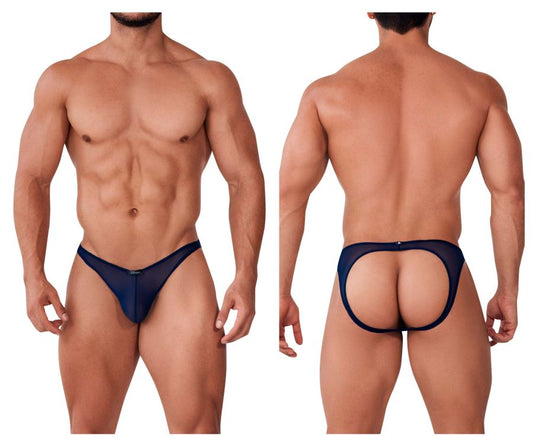 Xtremen 91153 Tulle mesh Jockstrap Color Navy