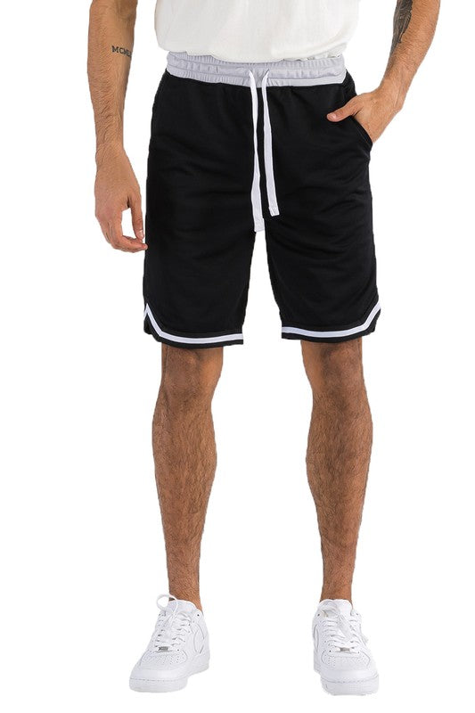 Solid Athletic Basketball Sports Shorts - 12 Color Options - Up To 3XL