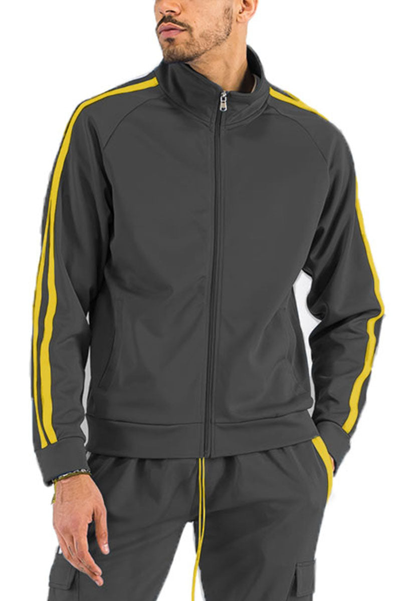 Two Stripe Zip Up Track Jacket