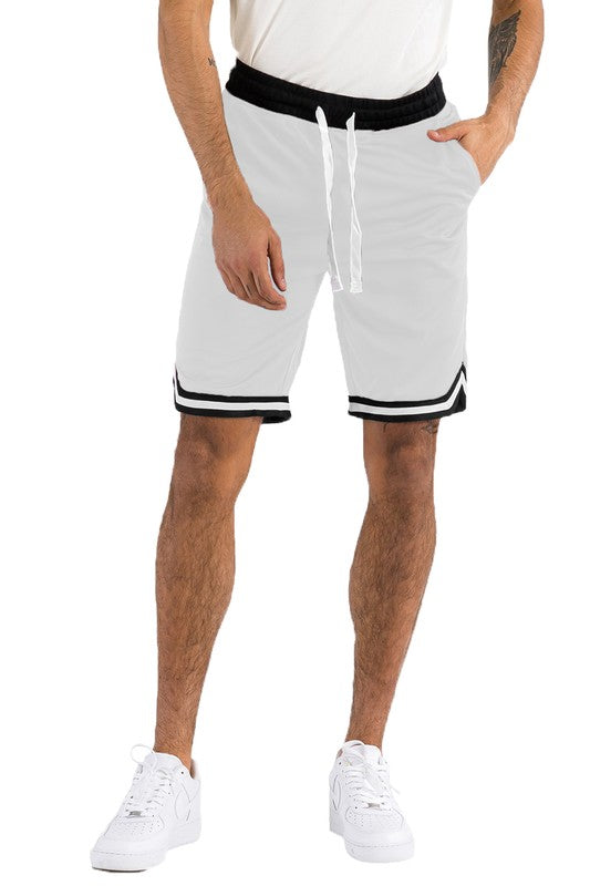 Solid Athletic Basketball Sports Shorts - 12 Color Options - Up To 3XL